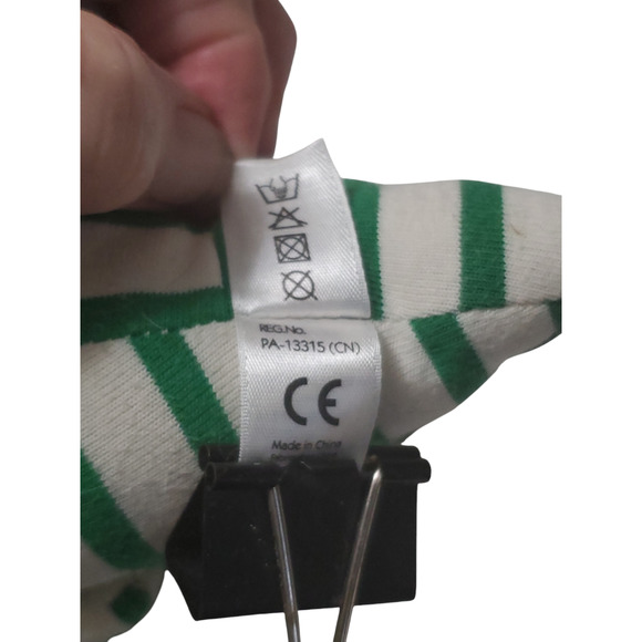 Little JellyCat Alligator Green White Stripes Crocodile 11" Baby Plush - Picture 7 of 12